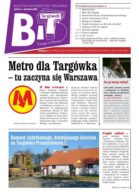 marzec 2011 - Urząd Dzielnicy Targówek m.st. Warszawy