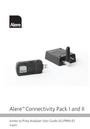 Alereâ¢ Connectivity Pack I and II - PIMA