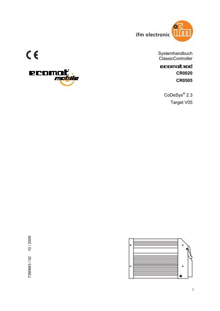 (deutsch) R360 ClassicController | CR0020, CR0505 - IFM Electronic