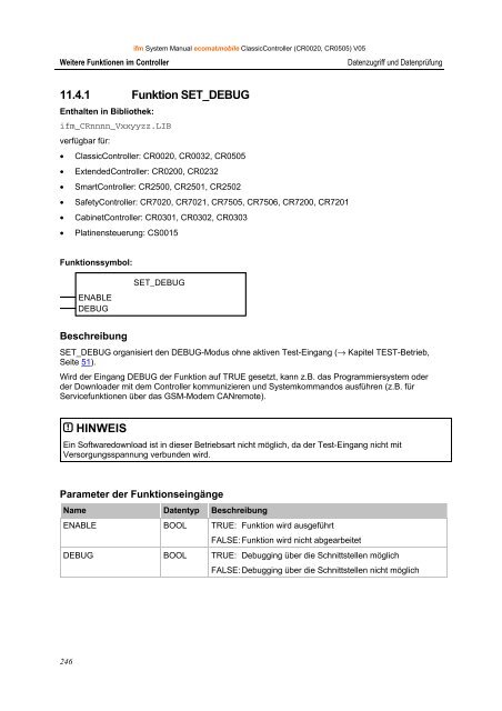 (deutsch) R360 ClassicController | CR0020, CR0505 - IFM Electronic