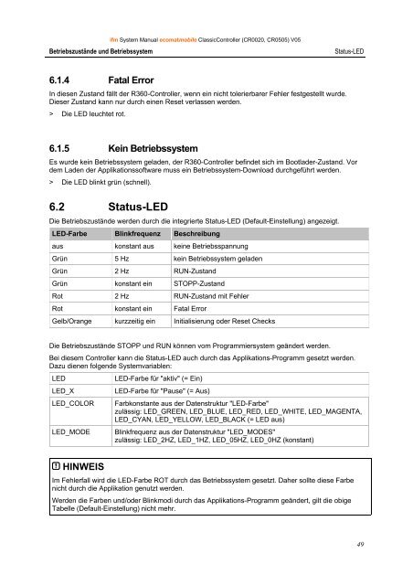 (deutsch) R360 ClassicController | CR0020, CR0505 - IFM Electronic