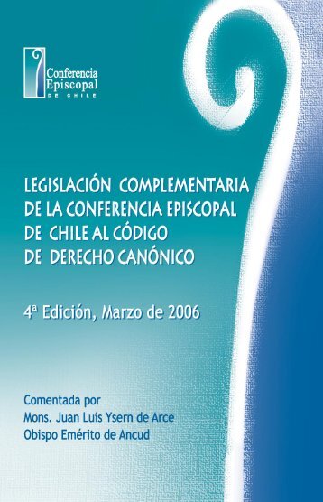 Legislacion Complem para pdf - Conferencia Episcopal de Chile