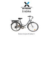 Mode d'emploi B'ebike 5 - BTwin