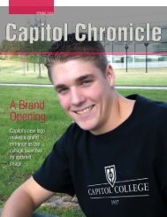 A Brand Opening - Capitol College