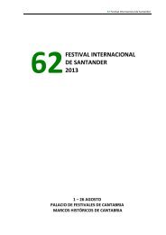 festival internacional 62de santander 2013 - El Diario Montañés