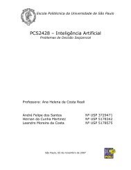 PCS2428 – Inteligência Artificial - USP