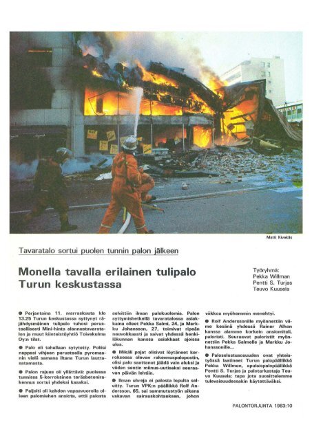 Palontorjunta 10/1983 - Pelastustieto