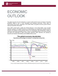 global economic outlook - Caisse de dÃ©pÃ´t et placement du QuÃ©bec