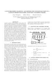 a synchronized learning algorithm for nonlinear part in a lattice ...