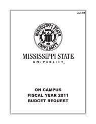 FY 2011 - Office of the Controller and Treasurer - Mississippi State ...