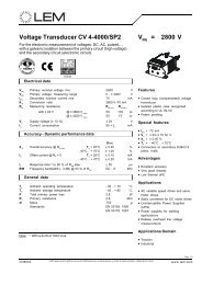 CV 4-4000/SP2 - LEM