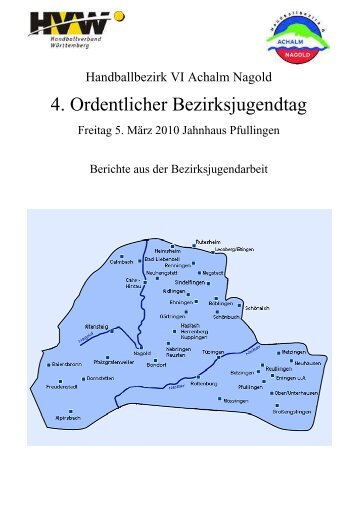 4. Ordentlicher Bezirksjugendtag - Bezirk Achalm-Nagold - HVW