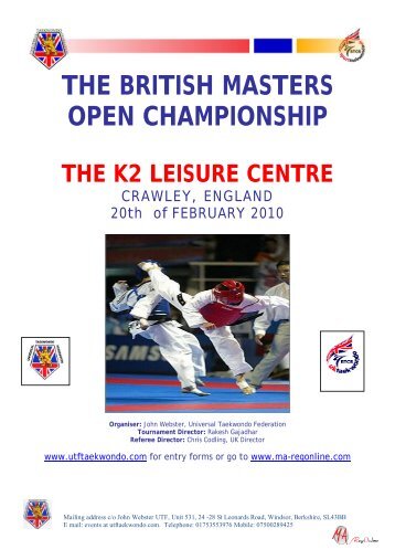 THE 14th BRITISH MASTERS OPEN[1] - British Taekwondo