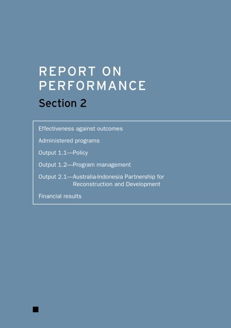 Annual Report 2006-2007 - AusAID
