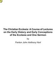 The Christian Ecclesia - The Fishers of Men Ministries