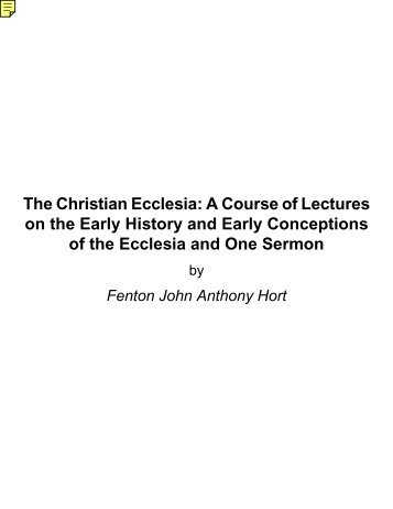 The Christian Ecclesia - The Fishers of Men Ministries