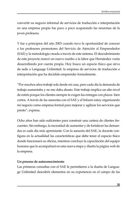 Semillero empresarial - Publicaciones - CAF