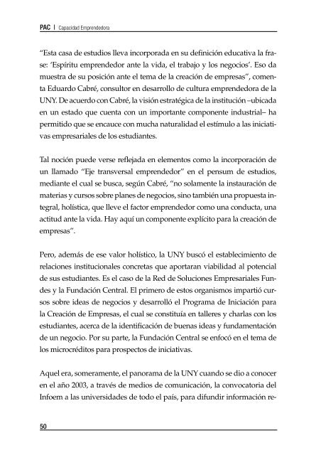 Semillero empresarial - Publicaciones - CAF