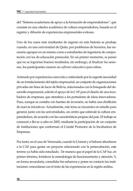 Semillero empresarial - Publicaciones - CAF