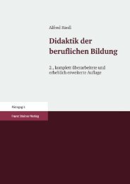 Didaktik der beruflichen Bildung