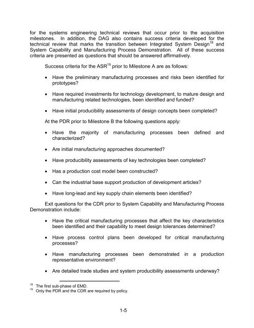 Manufacturing Readiness Level (MRL) Deskbook