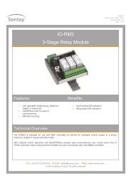 IO-RM3 3-Stage Relay Module - Sontay