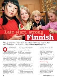 Late Start, strong Finnish - Australian Education Union