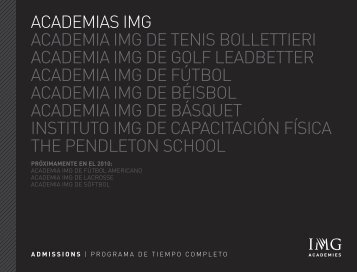 ACADEMIAS IMG ACADEMIA IMG DE TENIS BOLLETTIERI ...