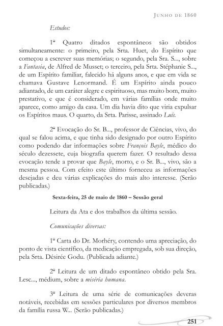 Revista EspÃ­rita (FEB) - 1860 - Autores EspÃ­ritas ClÃ¡ssicos