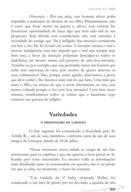 Revista EspÃ­rita (FEB) - 1860 - Autores EspÃ­ritas ClÃ¡ssicos