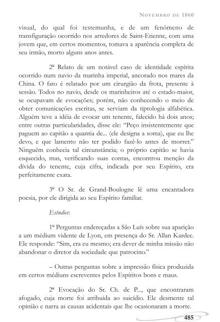 Revista EspÃ­rita (FEB) - 1860 - Autores EspÃ­ritas ClÃ¡ssicos