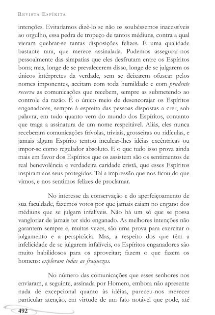 Revista EspÃ­rita (FEB) - 1860 - Autores EspÃ­ritas ClÃ¡ssicos