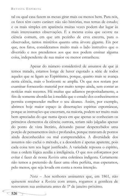 Revista EspÃ­rita (FEB) - 1860 - Autores EspÃ­ritas ClÃ¡ssicos