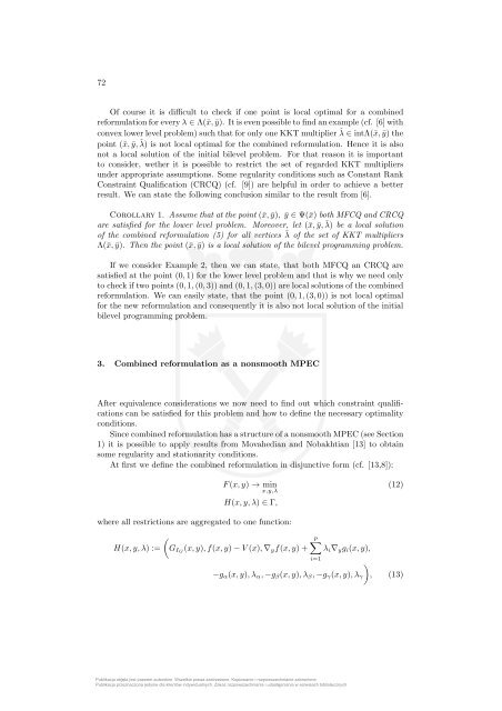 Combined Reformulation of Bilevel Programming Problems