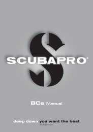 BCs Manual - Scubapro
