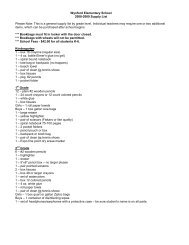 Supply List 08-09.pdf - Wynford Local Schools