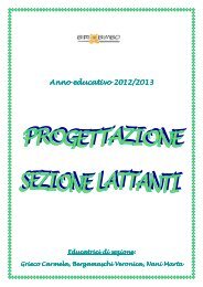 Presentazione PROGETTAZIONE SEZIONE LATTANTI - Comune di ...