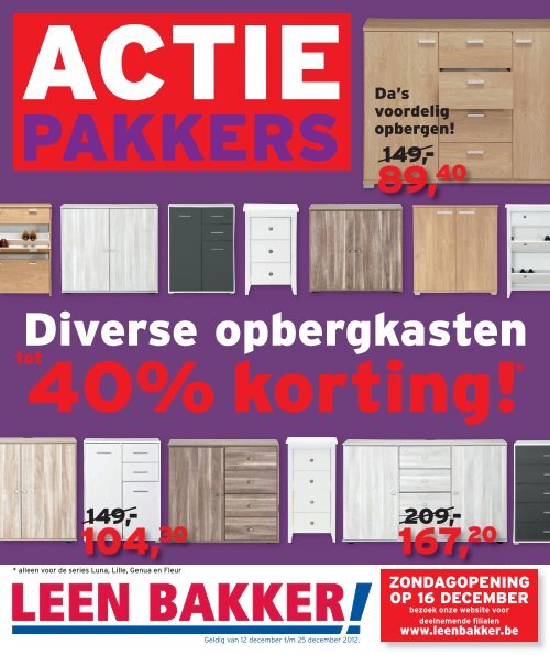 Diverse opbergkasten - Leenbakker