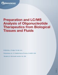 Preparation and LC/MS Analysis of Oligonucleotide ... - Phenomenex