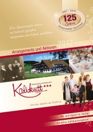 Unsere Jahres-Arrangements - Kalikutt