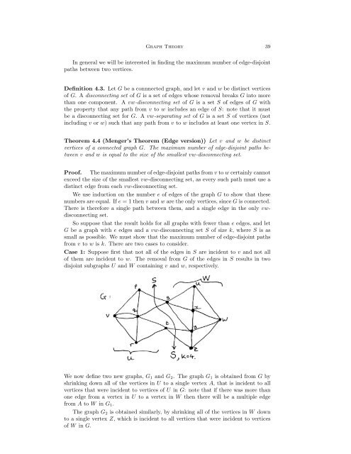 MT4514: Graph Theory