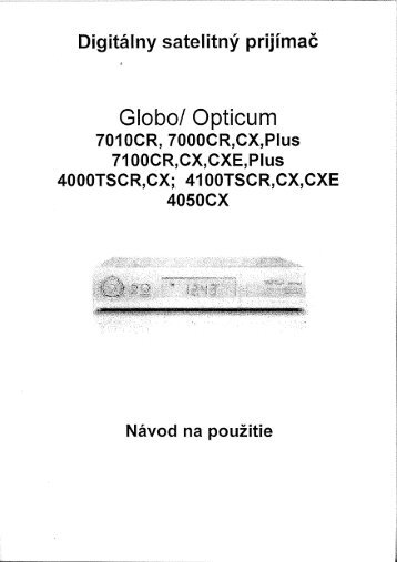 SK-manual-globo-opticum-7000-7010-7100.pdf - Satelit TV