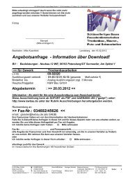 Angebotsanfrage - Information über Download! - K & W Bau GmbH