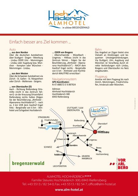 Einfach mehr erleben ... - Almhotel