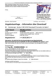 Angebotsanfrage - Information über Download! - K & W Bau GmbH