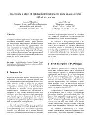 Processing a class of ophthalmological images using an anisotropic ...