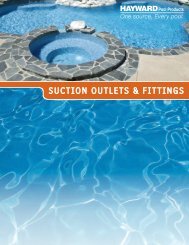 Suction Outlet & Fittings - Brochure - Bel-Aqua Pool Supply, Inc.