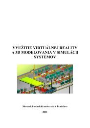VyuÅ¾itie virtuÃ¡lnej reality a 3D modelovania v simulÃ¡cii systÃ©mov