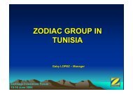 ZODIAC GROUP IN TUNISIA