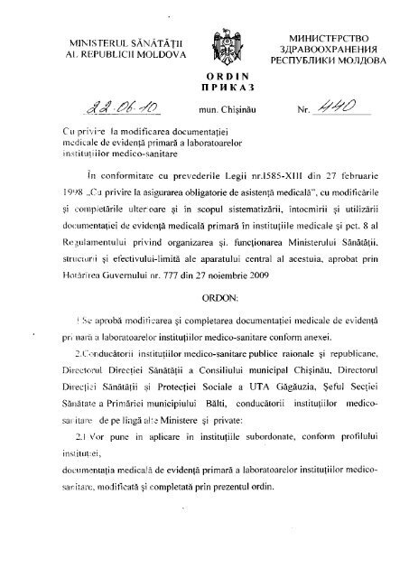 registru - Ministerul SÄnÄtÄÅ£ii